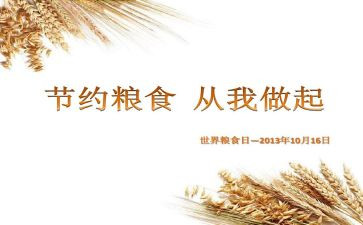 爱粮节粮先进事迹7篇