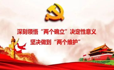 两个确立的心得体会优质7篇