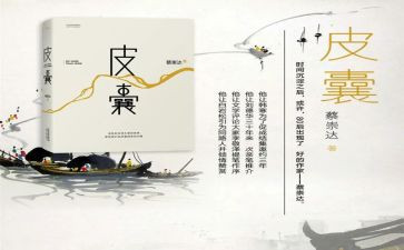 关于皮囊的读书心得5篇