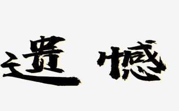 弥补遗憾作文6篇