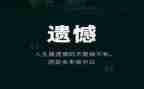 有关遗憾的作文7篇